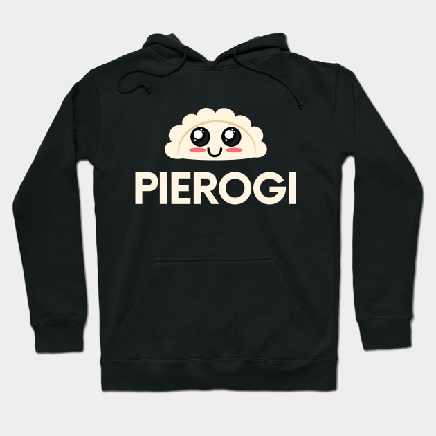 Pierogi Cute Dumpling Hoodie by SybaDesign